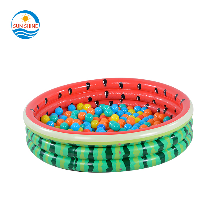 Indoor outdoor children's kids 3 rings PVC inflatable baby ball pool
