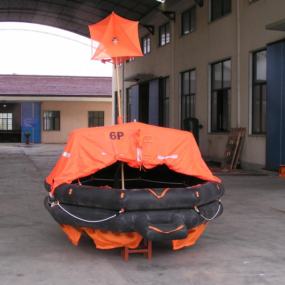 6persons Pack A inflatable life raft