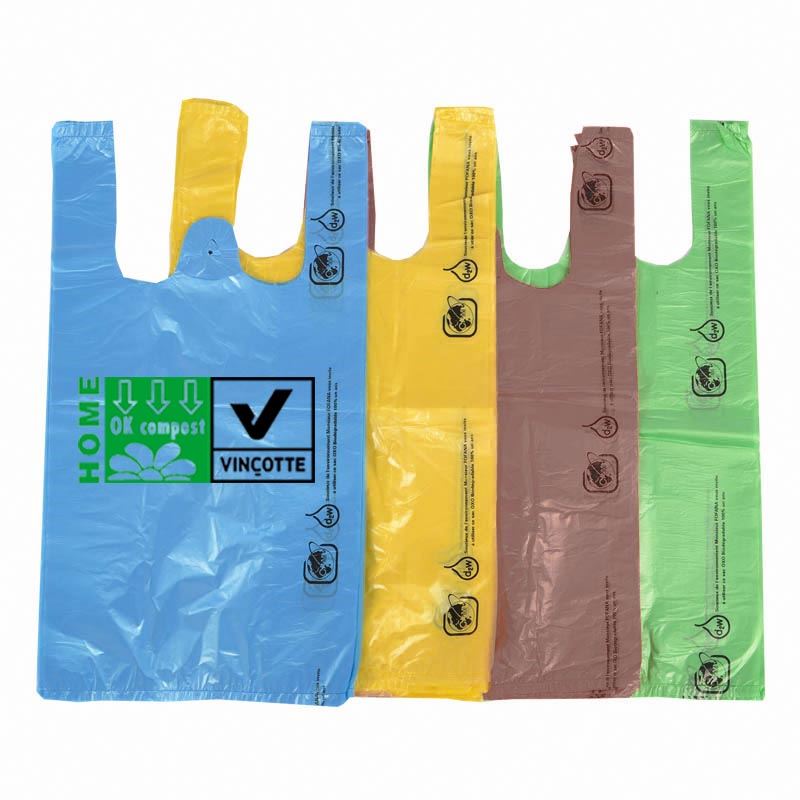 PLA посылка Большой Ясно Compostable пластик кукурузы крахмал на основе биоразлагаемые сумки кукурузный крахмал