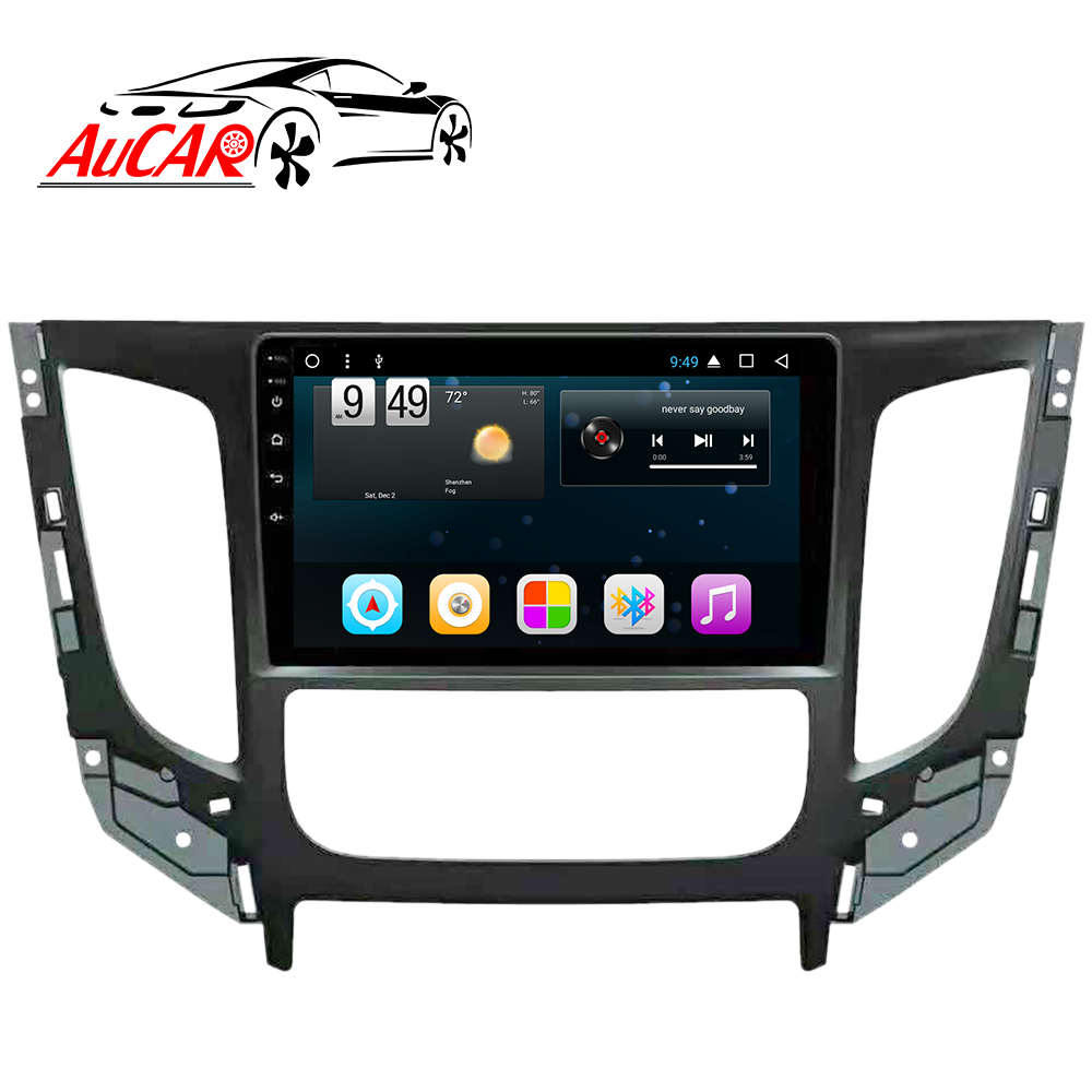 Автомагнитола AuCAR, Android 10,0, 9 дюймов, мультимедийный плеер с GPS-навигацией, PX4 IPS, для Mitsubishi Triton L200 2015-2019