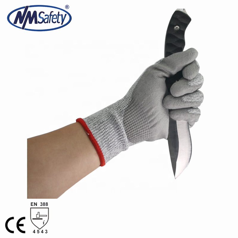 Рабочие перчатки NMSAFETY, стойкие к порезам, уровень 5, защита от порезов EN388, 12 пар