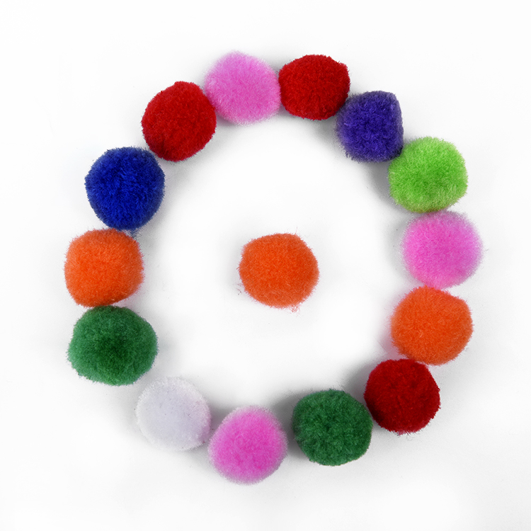 DIY аксессуары ручной работы 3 см ремесло цветной Pom Poms