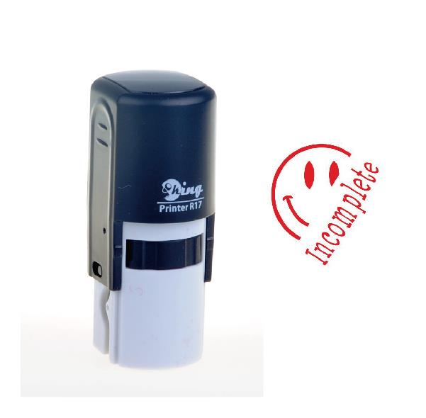 Персонализированные пользовательские круглый неполный штамп Self Inking штамп sellos automatico штамп для учителя