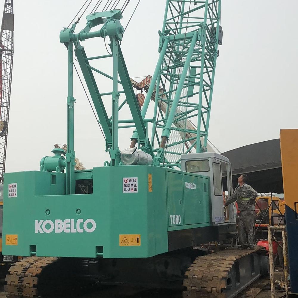 Б/у гусеничный кран Kobelco 80 тонн 7080 японский кран 80 тонн