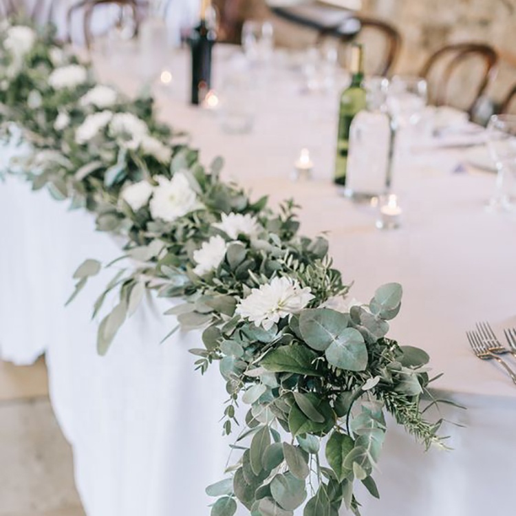 IFG high quality artificial flower table runner for sale