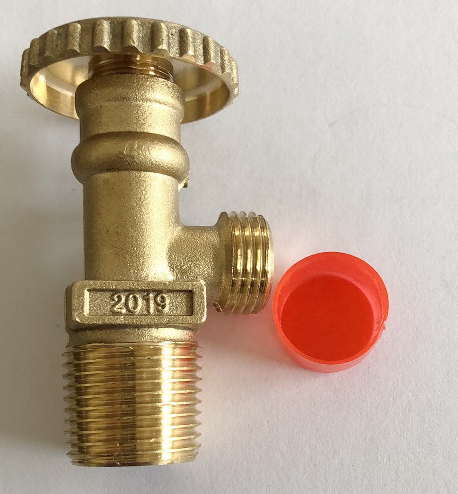 Hot Product High Quality Brass Gas Valve, LPG Gas Cylinder Control Valve Gas Media Safety Valve