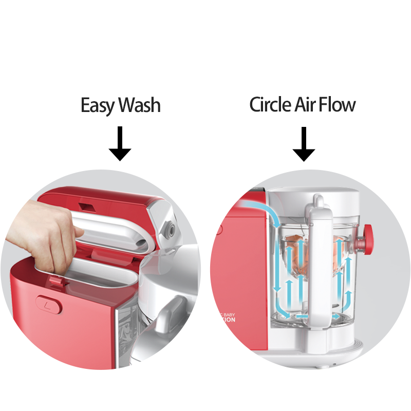 Hot Sales Multifunctional Baby Food Mills And Steamer