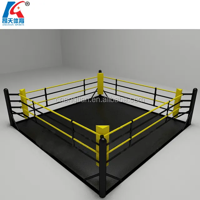 ANGTIAN-SPORTS 6 м низкая цена пол используется боксерский ринг aiba
