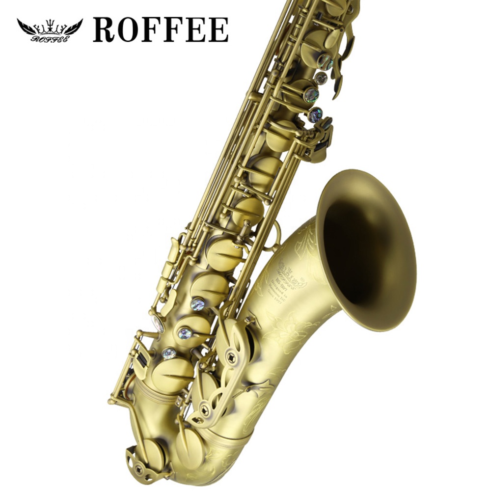 ROFFEE S97 Original Import Professional Performance Level Tenor Bb Tone Antique Copper Saxophone