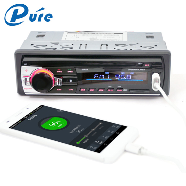 Автомобильное радио MP3 с Bluetooth USB SD автомобильный MP3 музыкальный плеер