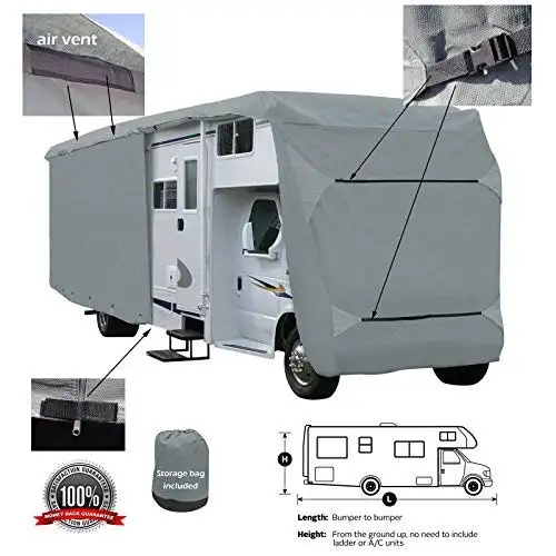 Breathable Waterproof Sun Protection Non-woven Customized Size OEM Caravan RV Cover Caravan Hitch Cover