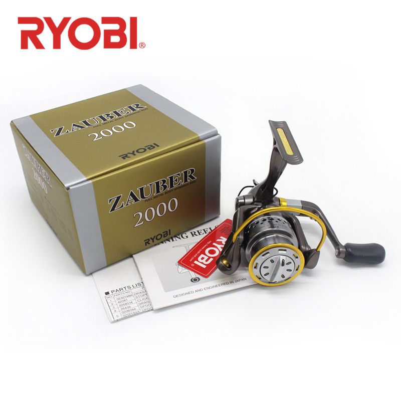 Рыболовная катушка RYOBI Zauber 8 + 1BB, 2000 полностью алюминиевая шпуля, Рыболовная катушка ryobi, японская спиннинговая катушка для рыбалки