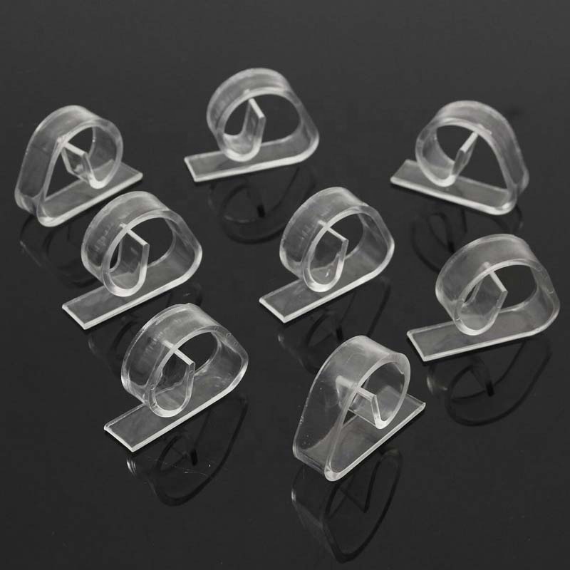 Convenient 8PCS Plastic Clear Tablecloth Table Cover Clips Holder Clamp