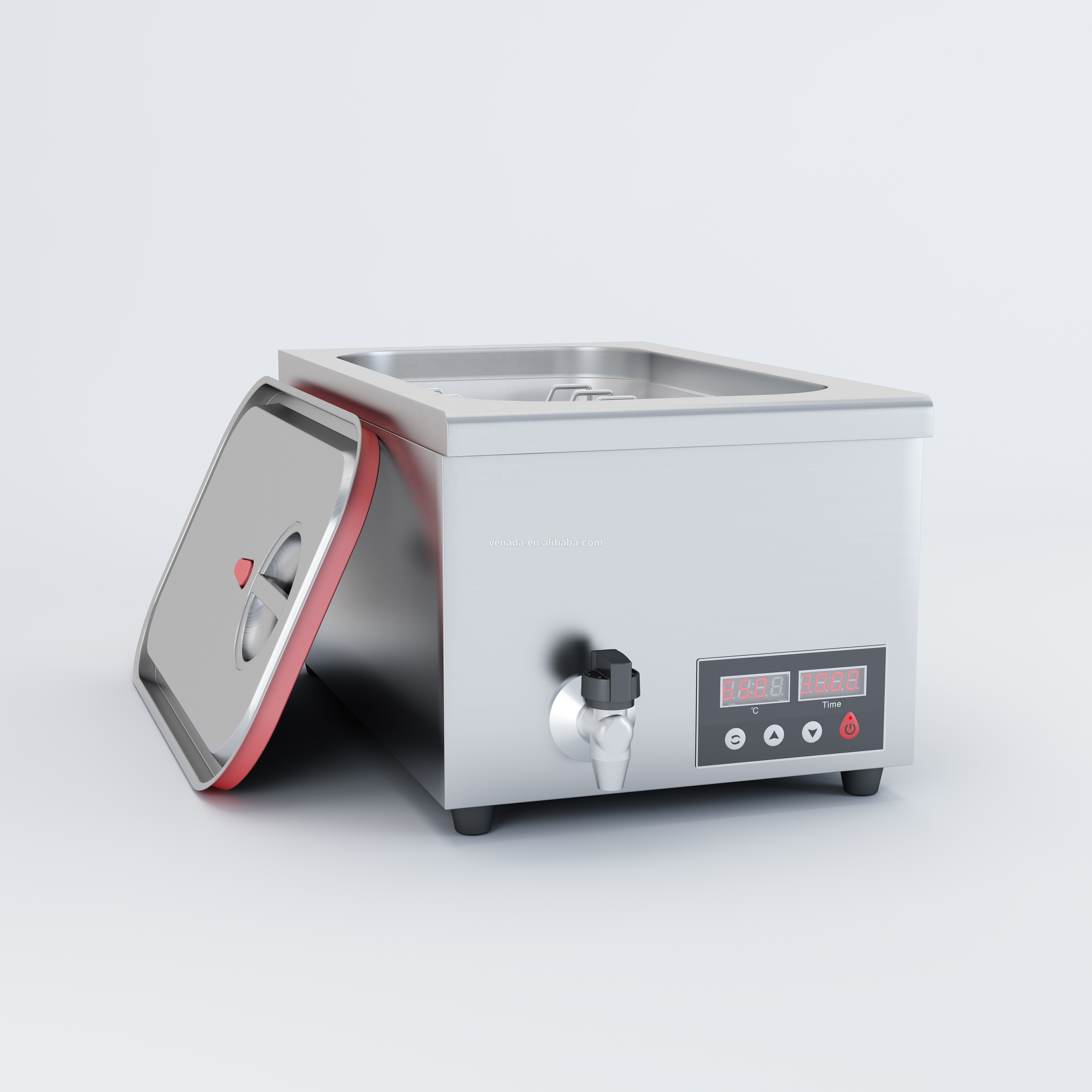 24л большая емкость sous vide циркуляция воды Медленная Плита машина с SS полкой