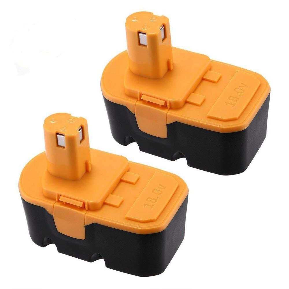 Совместим с Ryobi 18 в Замена аккумулятора ONE + P100 P101 ABP1801 ABP1803 BPP1820 130224007