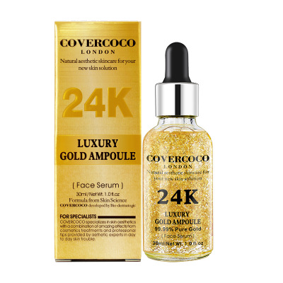 Private Label 24 k Gold Face коллаген чистая Сыворотка для ухода за кожей
