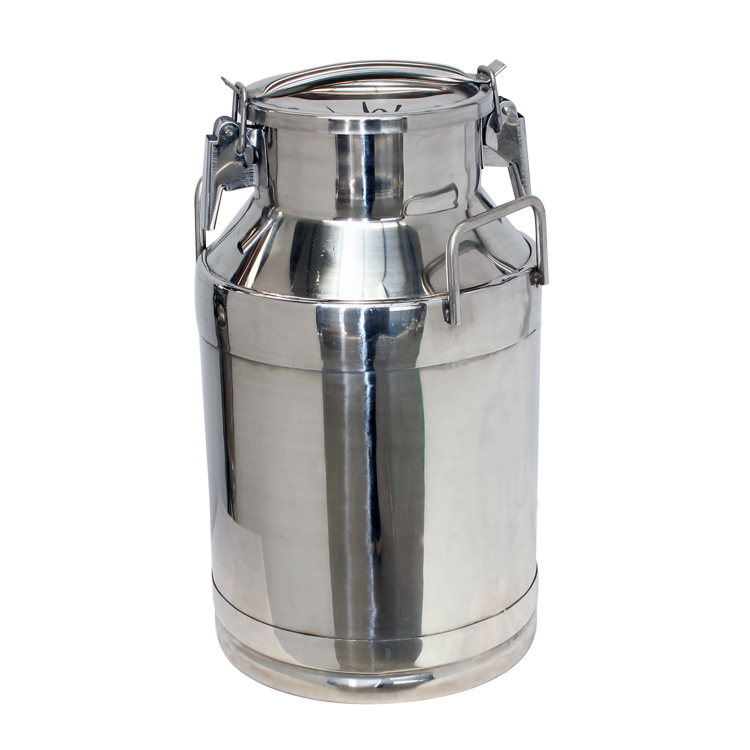 40L SS304 мини металлическая винтажная молочная банка из нержавеющей стали