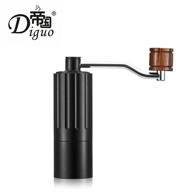 Diguo 12 - 15g Black Color Cordless Stainless Steel Manual Coffee Grinder