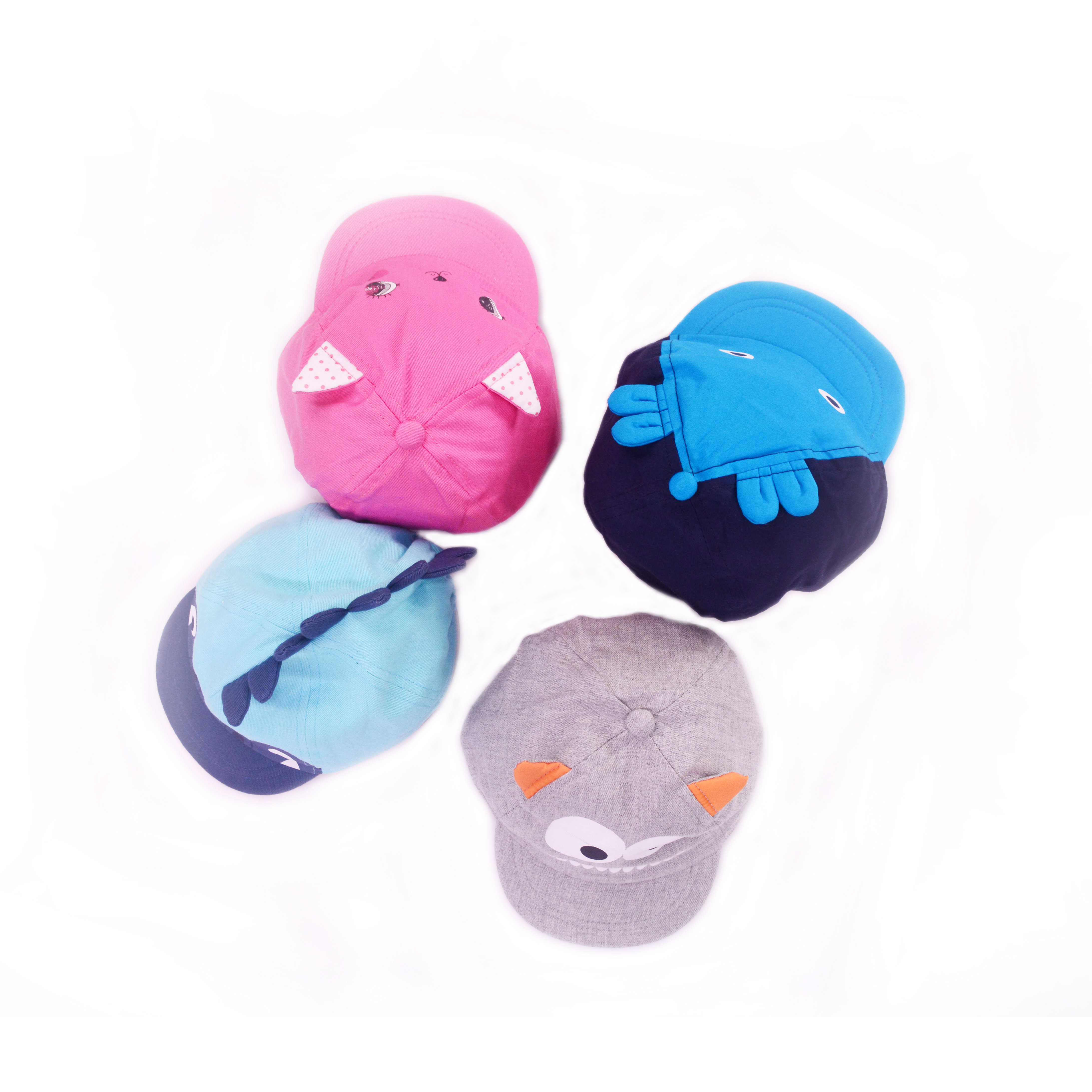 Новорожденный 100% хлопок смещение Orint Монстр Baby Hat Cap
