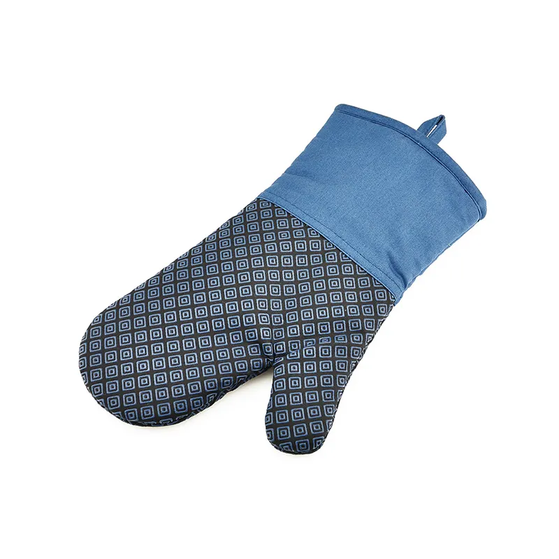 Custom Printed Oven Mitt Oven Mitt Wholesale Hot Sale Quilted Heat Resistant Kitchen Silicone Cotton and Silicone 5 - 7 Days