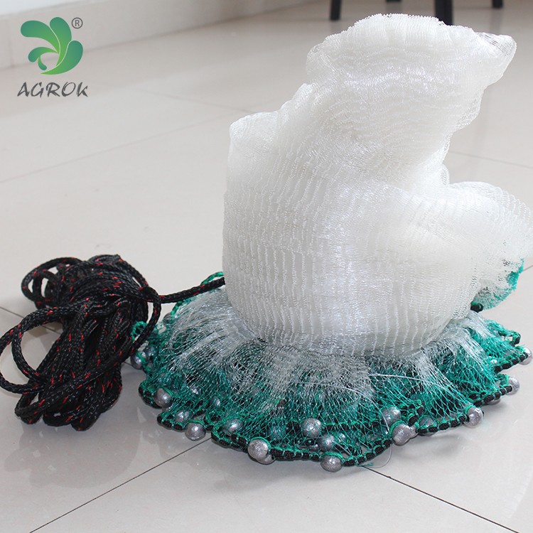 10FT 1/4 ''SQ американский стиль Drawstring бросание литой чистая свинца Боб ручной бросить чистая литья рыболовная сеть