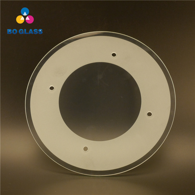 Изготовленный На Заказ закаленный свет панели стекла downlight стеклянная крышка лампы