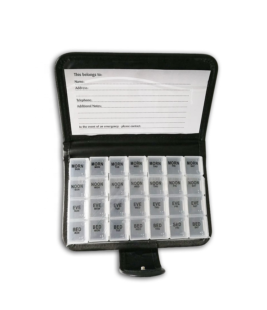 Оптовая продажа из искусственной кожи кошелек pill box кошелек pill Организатор
