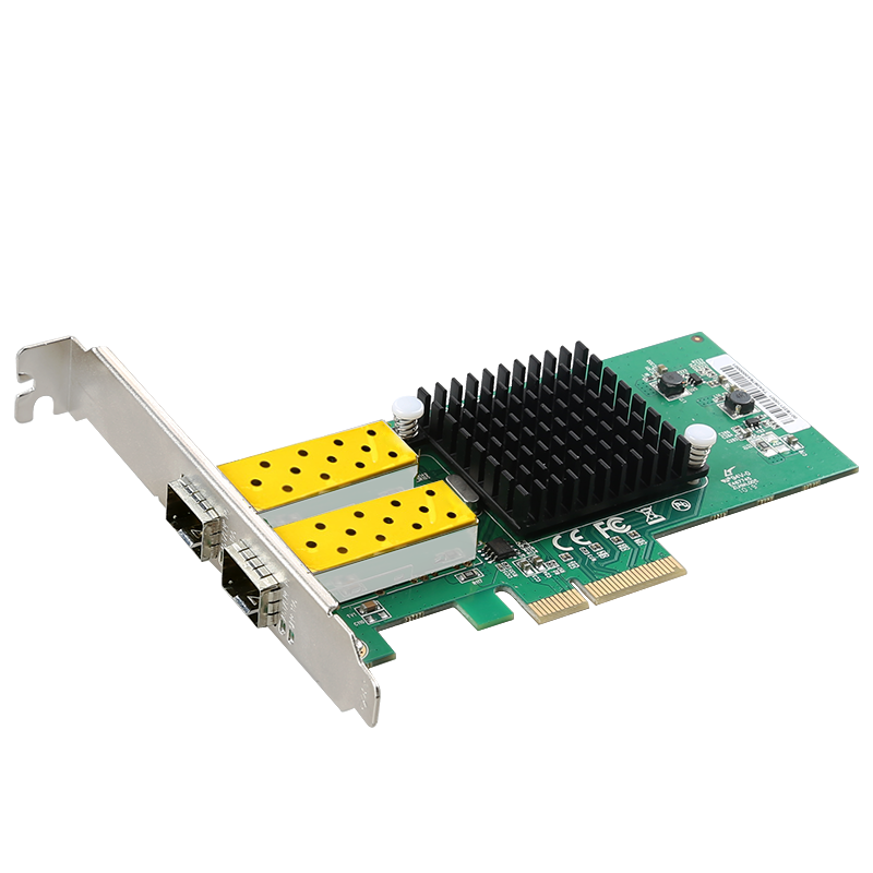 Shenzhen Diewu intel82576 двойные SFP двойные порты 1g Волоконно-оптическая сетевая карта
