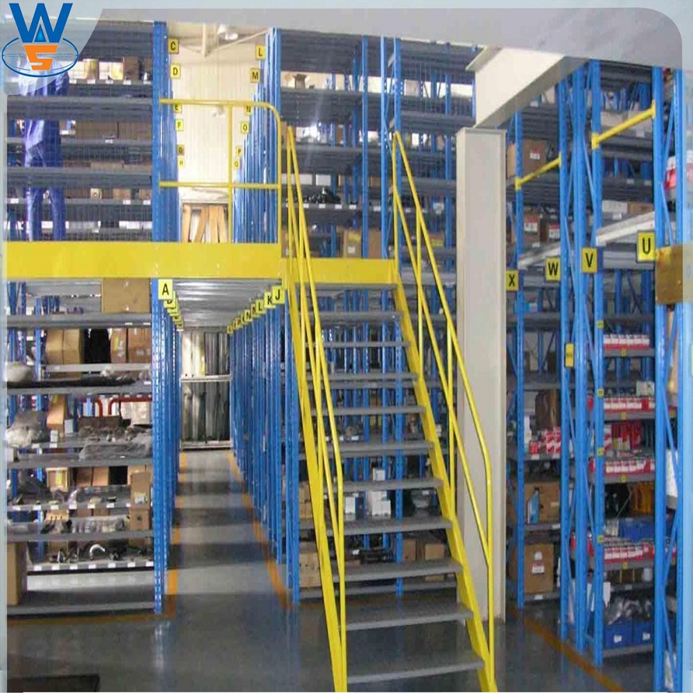 Heavy duty shelving storage rack multi-layer industrial mezzanine rack