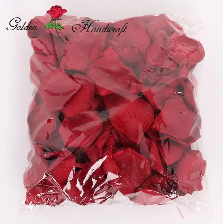 Лидер продаж, красные шелковые искусственные лепестки роз для свадебного украшения