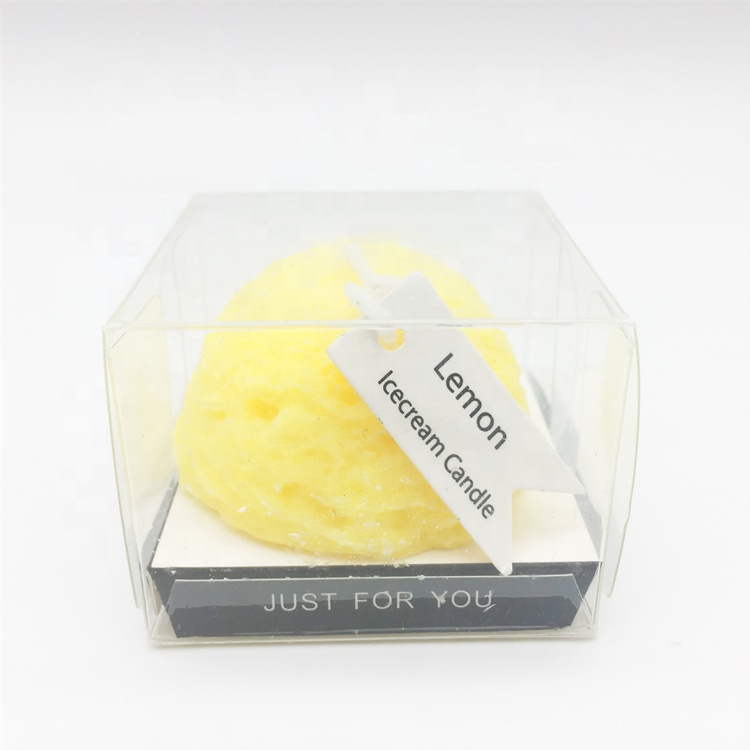Unique design custom birthday wedding gift ice cream candle