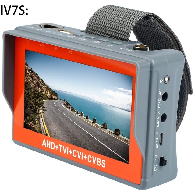 4,3 дюйма четыре в одном HD CCTV тестер монитор AHD CVI TVI CVBS Аналоговый тестер камеры 1080P PTZ аудио 12 В