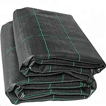 Biodegradable mats weed control stop grass growing weed block matting  horticultural plastic pp woven weed control