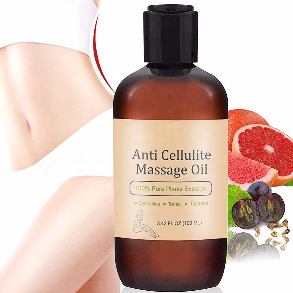 Private Label 100% Oragnic лечение антицеллюлит для похудения масло для тела