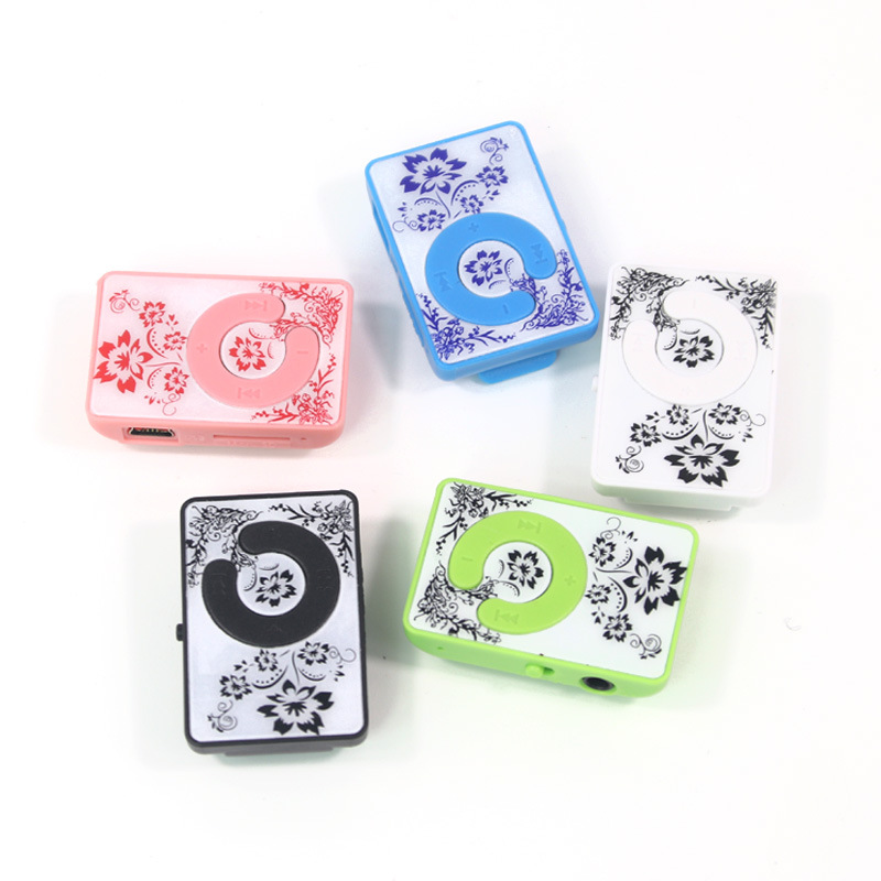 Мультяшный зажим для карты MP3 синий и белый фарфор модный мини USB зажим MP3 музыкальный медиаплеер TF/SD слот для карт Поддержка