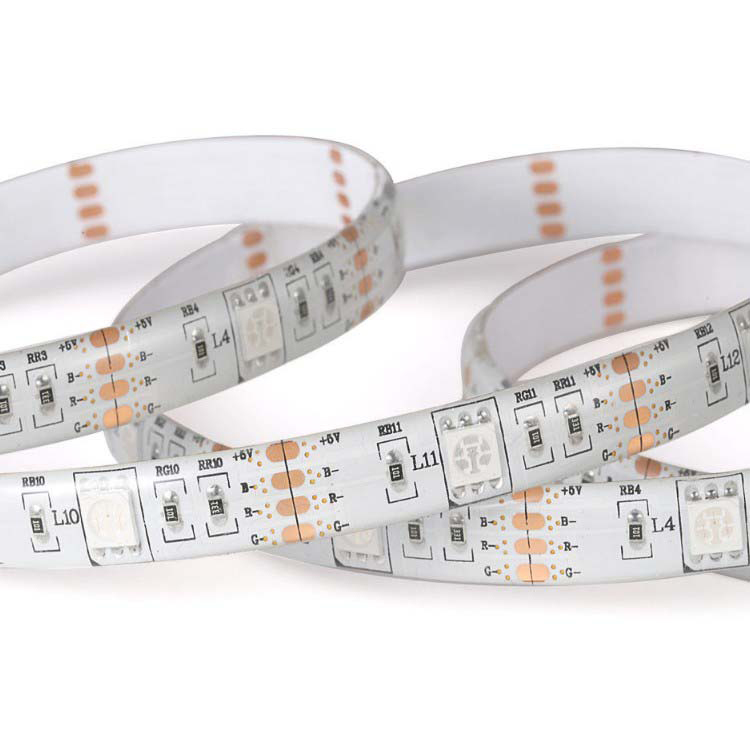 Dc3 5V 9V 12V аккумуляторная батарея питание Smd5050 гибкая Rgb светодио дный светодиодные полосы света противопожарные 18650