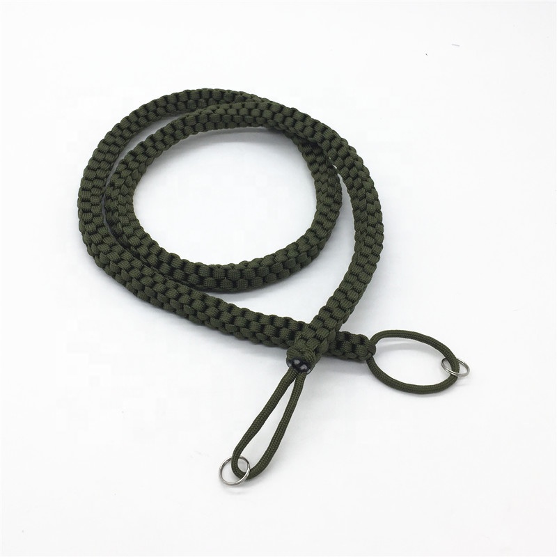 Новый дизайн переплетения армейский зеленый paracord камера средства ухода за кожей шеи ремень сумка ручка ремень