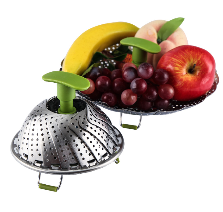 Hot Sale Multipurpose Kitchen Tool Stainless Steel Steamer Basket