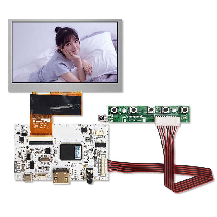 40pin 4,3 ''wqvga интерфейсом rgb lcd-плата контроллера с аудио динамик порт HSD043I9W1-A00 4,3 дюймов 480x272 ЖК-дисплей на основе тонкоплёночной технологии