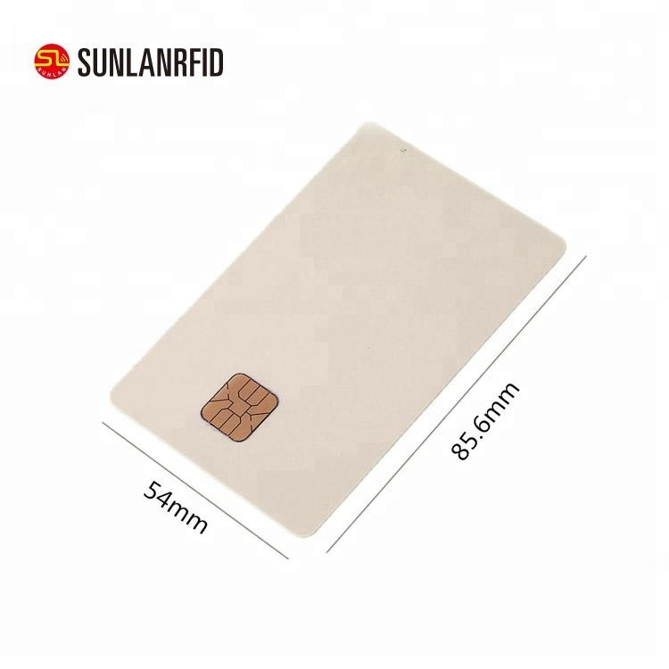 Кредитной карты контакт IC смарт-карты Rfid SLE4442 чип белый пустой ПВХ смарт-карты