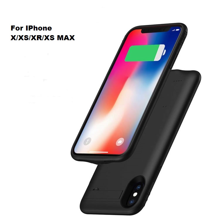 Тонкий рюкзак 5200 мАч с аккумулятором для IPhone X/XS/ XR/XS MAX
