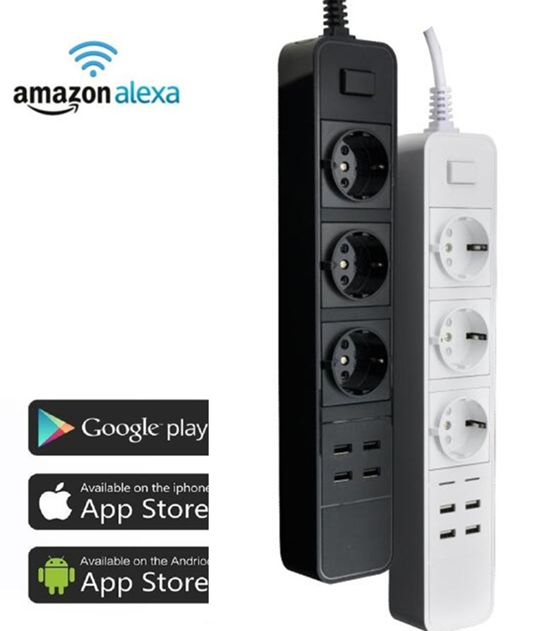2019 Новый 220V, 3 комплекта в соответствии со стандартами ЕС smart USB wifi удлинитель