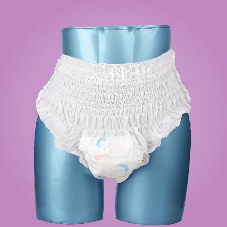 BESUPER PN013 Disposable Colorful Wearing Overnight Sanitary Pants Underpants Women Girls Hygiene No Leak