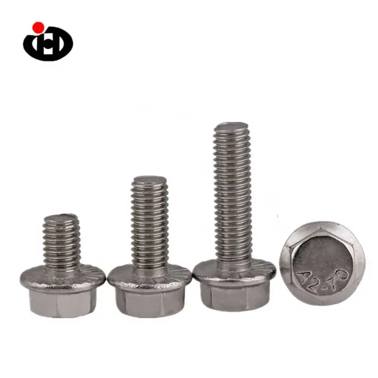 JingHong GB5787/DIN6921 Metric steel Hex flange bolts