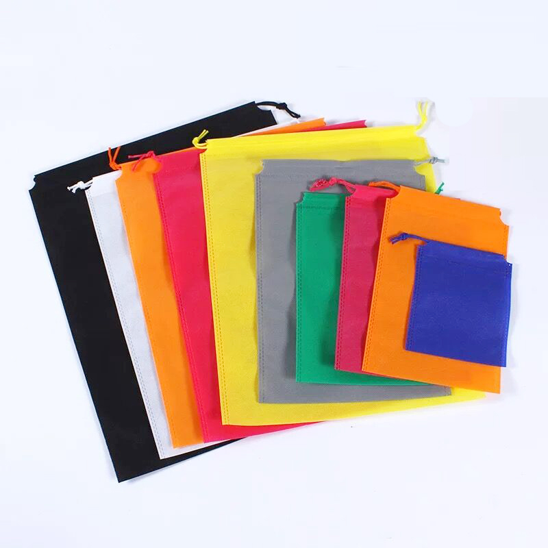 Подгонянная печать non сплетенная Сумка drawstring ткани хранения non-woven сумка