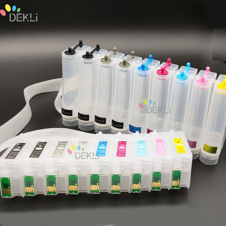 9 видов цветов Пустые СНПЧ для Epson SureColor SC-P600 СНПЧ с чипом сброса