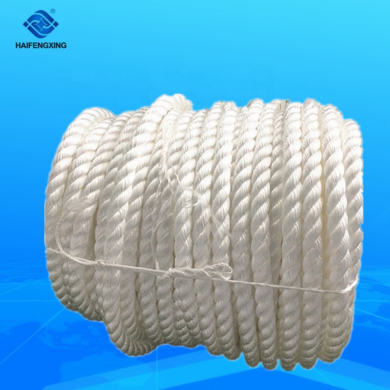 3 Strand PP/PE витая рыболовная веревка