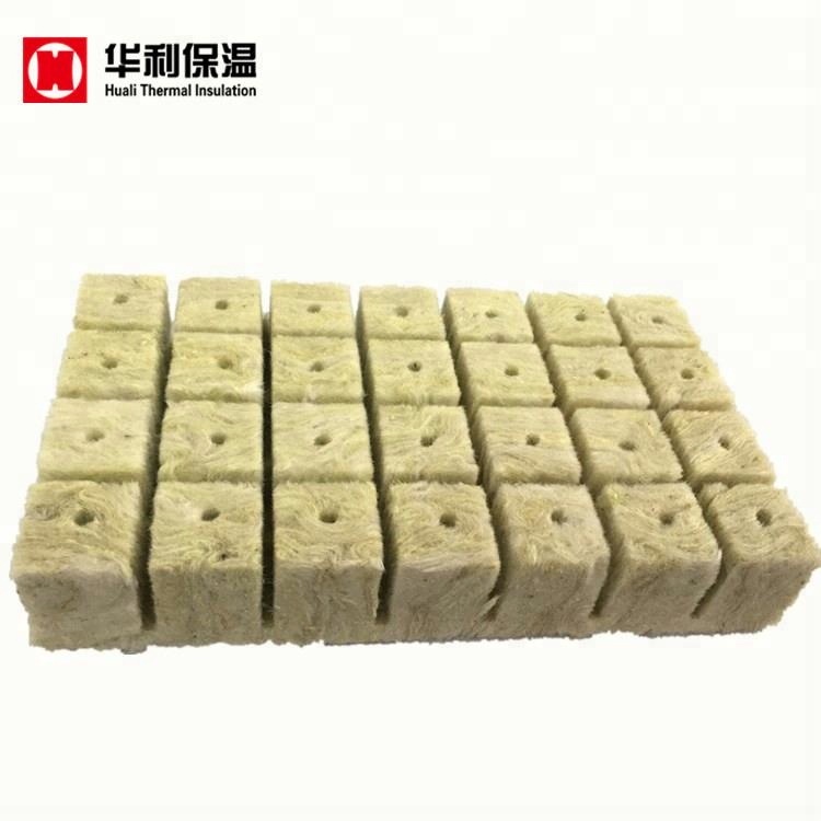 1 дюйм кубики rockwool 1 "гидропонная насыпной плотности rockwool сельскохозяйственные почвенные субстраты из минеральной ваты