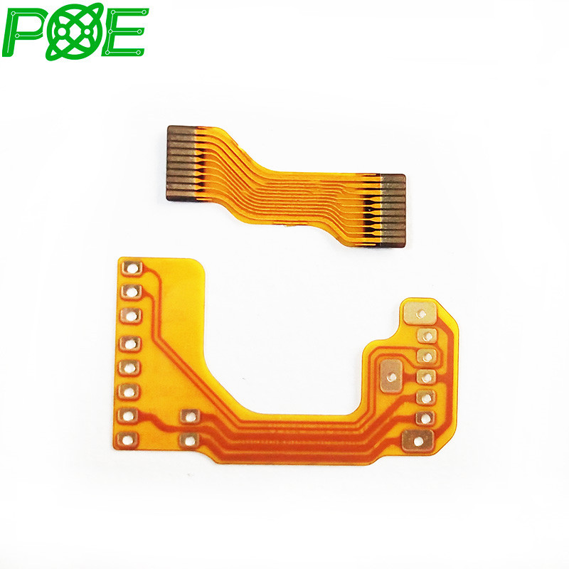 Полиимид FPC кабель Желтый Гибкий pcb с 2 слоем цепи