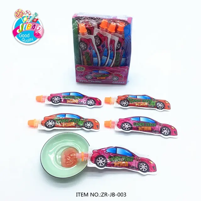 Halal Sweet Jelly Jam Suck Jelliy Candy Car Bag Assorted Fruit Jelly Drink Liquid Candy